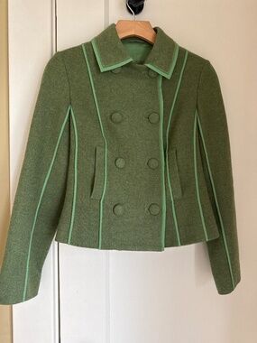 Piazza Sempione wool blazer in green